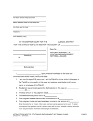 Form CAO CvPi10-1 Clerk's Notice of Filing of Foreign Judgment - Idaho