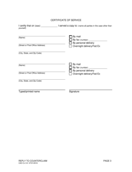 Form CAO Cv3-5 Reply to Counterclaim - Idaho, Page 3