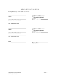 Form CAO FL4-21 Order to Consolidate - Idaho, Page 2