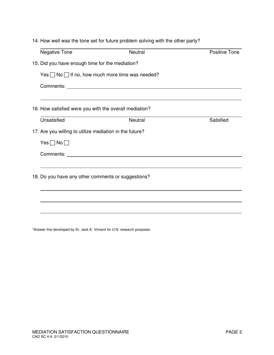 Form CAO SC4-9 - Fill Out, Sign Online and Download Printable PDF ...