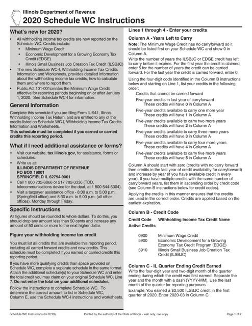 Schedule WC 2020 Printable Pdf