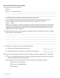 Form BOA-1 Board of Appeals Petition - Illinois, Page 2