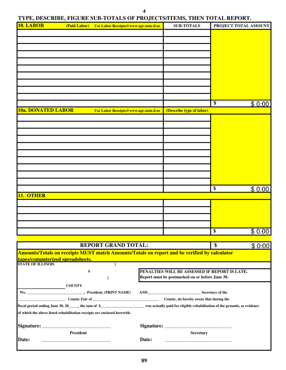 Rehabilitation Report - Illinois, Page 4