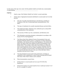 Sexual Assault Treatment Plan Pediatric Health Care Facility Form - Illinois, Page 2