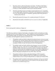 Sexual Assault Treatment Plan Pediatric Health Care Facility Form - Illinois, Page 3