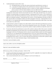 Form CFS403 Final and Irrevocable Consent to Adoption by a Specified Person or Persons: Dcfs Case - Illinois, Page 2