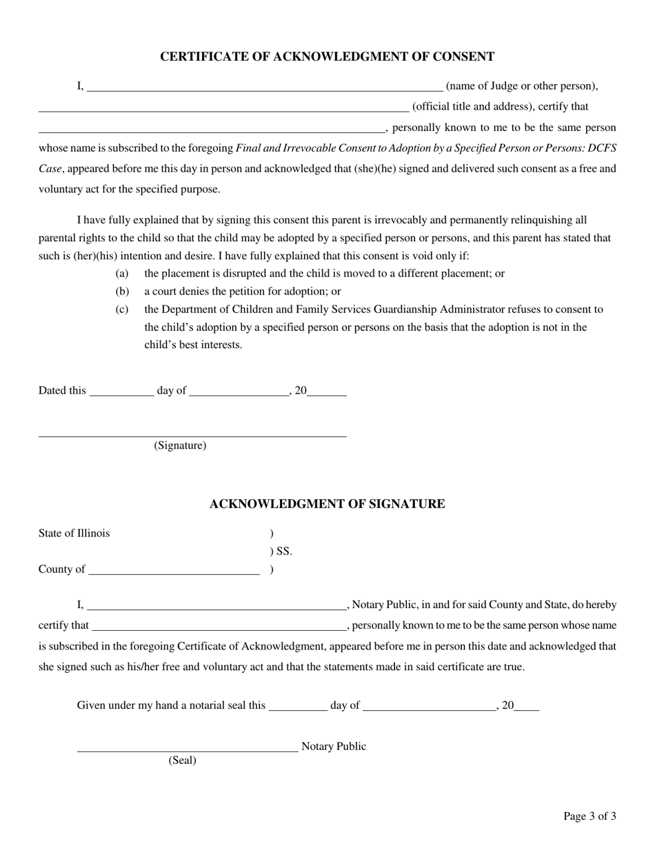 Form CFS403 - Fill Out, Sign Online and Download Fillable PDF, Illinois ...