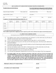 Form CFS2000 &quot;Day Care Service Eligibility Application&quot; - Illinois, Page 3