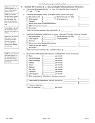 Form WA-P603.4 Application for Waiver of Court Fees - Illinois, Page 2