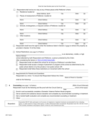 Form OP-P405.2 Order of Protection - Illinois, Page 3