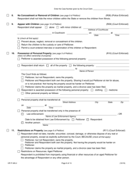 Form OP-P405.2 Order of Protection - Illinois, Page 6