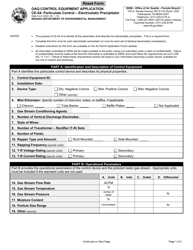 Document preview: State Form 52621 Oaq Control Equipment Application Ce-04: Particulates Control - Electrostatic Precipitator - Indiana