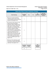 State Form 53567 Indiana Clean Marina Program Designation Checklist - Indiana, Page 10