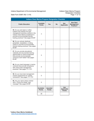 State Form 53567 Indiana Clean Marina Program Designation Checklist - Indiana, Page 11