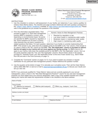 State Form 53567 Indiana Clean Marina Program Designation Checklist - Indiana