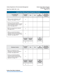 State Form 53567 Indiana Clean Marina Program Designation Checklist - Indiana, Page 9