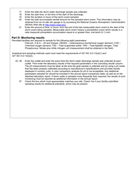 State Form 53590 Rule 6 Industrial Storm Water General Permit - Storm Water Discharge Monitoring Report - Indiana, Page 4