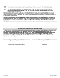 DNR Form 542-0496 Exemption Justification Document Template - Iowa, Page 2