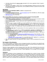 DNR Form 542-4000 Manure Management Plan Form - Iowa, Page 2