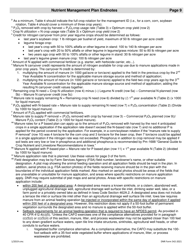 DNR Form 542-2021 Nutrient Management Plan Form - Iowa, Page 11