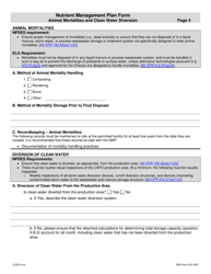 DNR Form 542-2021 Nutrient Management Plan Form - Iowa, Page 6