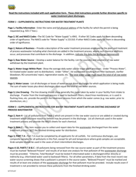 Instructions for Water Treatment Facilities Applying for an Npdes Permit - Iowa, Page 2