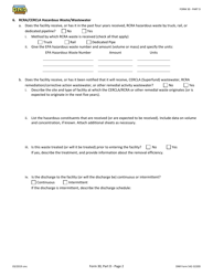 Form 30 (DNR Form 542-3220D) Part D Npdes Permit Application - Industrial User Discharges and Rcra/Cercla Wastes - Iowa, Page 2