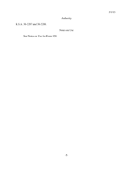 Form 121 Citizen Review Board Referral Order - Kansas, Page 2