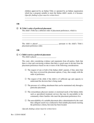 Form 220 Indian Child Welfare Act Finding the Unfitness and Order Terminating Parental Rights or Appointing Permanent Custodian - Kansas, Page 8