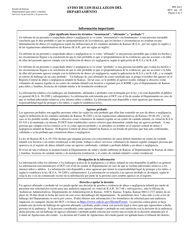 Formulario PPS2012 Aviso De Los Hallazgos Del Departamento - Kansas (Spanish), Page 2