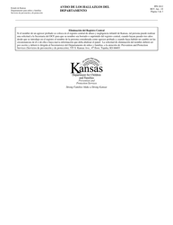 Formulario PPS2012 Aviso De Los Hallazgos Del Departamento - Kansas (Spanish), Page 3