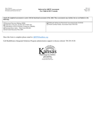 Form PPS5115 Referral for Qrtp Assessment/For Child in Dcf Custody - Kansas, Page 2