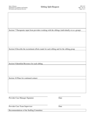 Form PPS5147 sibling Split Request - Kansas, Page 2