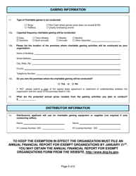 Form CG-EXEMPT Organization Grossing Under $25,000 Application for Exemption - Kentucky, Page 5