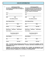 Form CG-SER Special Event Raffle License Application - Kentucky, Page 4
