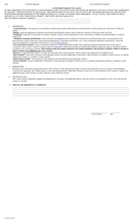 Pre-construction Standard Contract for Treatment of Subterranean Termites - Louisiana, Page 2