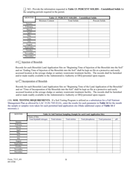 Form 7215 Sewage Sludge &amp; Biosolids Reporting Form for Class B Biosolids - Louisiana, Page 9