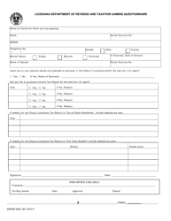 Form DPSSP0093 Indian Gaming Unit Individual State Certification Renewal Application - Louisiana, Page 11