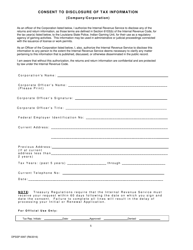 Form DPSSP0097 Indian Gaming Unit Corporate State Certification Renewal Application - Louisiana, Page 9