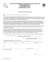 Form DPSSP0095 Part B Indian Gaming Unit Corporate Certification Application Individual Personal History - Louisiana, Page 13