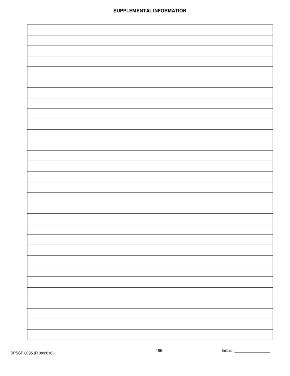 Form DPSSP0095 Part B Indian Gaming Unit Corporate Certification Application Individual Personal History - Louisiana, Page 21