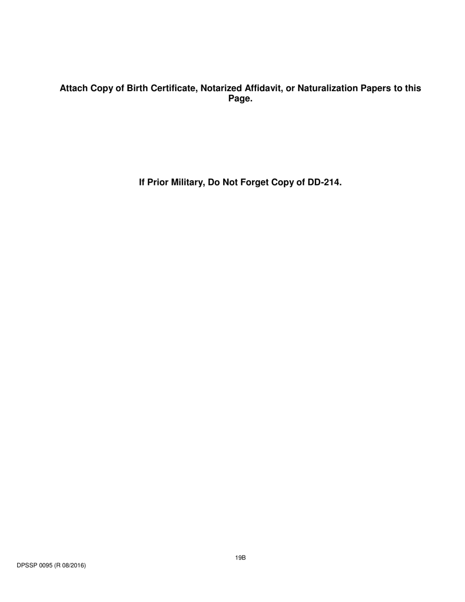 Form DPSSP0095 Part B Indian Gaming Unit Corporate Certification Application Individual Personal History - Louisiana, Page 22
