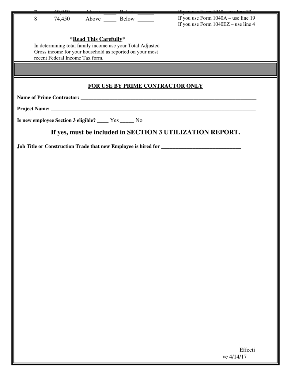 Section 3 Income Worksheet - Maine, Page 12