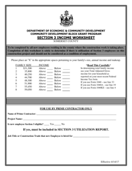 Section 3 Income Worksheet - Maine, Page 13