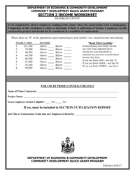 Section 3 Income Worksheet - Maine, Page 4