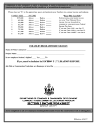 Section 3 Income Worksheet - Maine, Page 7