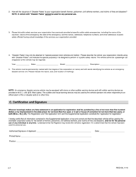Form REG106 Supplemental Application for Disaster Plates - Massachusetts, Page 2