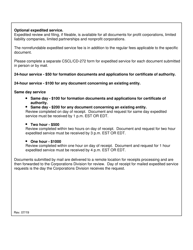 Form CSCL/CD-701 Articles of Organization for Use by Domestic Professional Service Limited Liability Companies - Michigan, Page 4