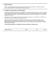 Form AR-0066 Vehicle Dealer Supplemental Location License Application - Michigan, Page 2