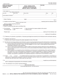 Michigan Probate Court Forms PDF templates. download Fill and print for ...